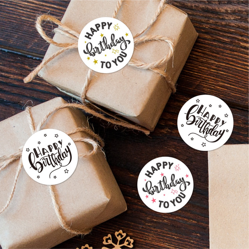 誕生日プレゼント用クラフト紙ボックス013