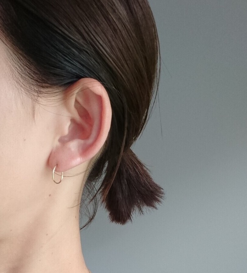 キャッチ欠如 エミリオプッチ Marmoフープピアス パールキャッチ