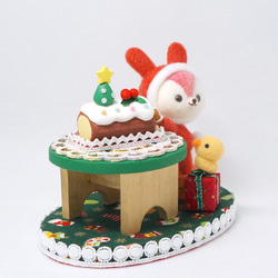 うさぎサンタのクリスマスケーキ♪ 3枚目の画像