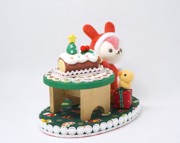 うさぎサンタのクリスマスケーキ♪ 3枚目の画像