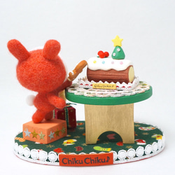 うさぎサンタのクリスマスケーキ♪ 4枚目の画像