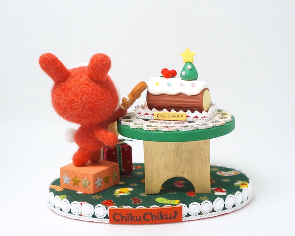 うさぎサンタのクリスマスケーキ♪ 4枚目の画像