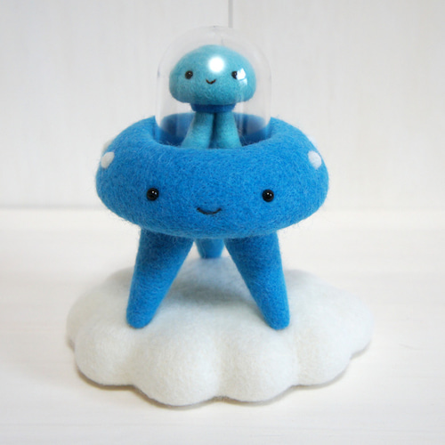 くらげUFO 羊毛フェルト Chiku Chiku♪ 通販 508810｜Creema