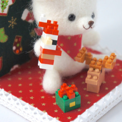 わんこのブロック遊び【クリスマスVer.】 6枚目の画像