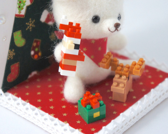 わんこのブロック遊び【クリスマスVer.】 6枚目の画像