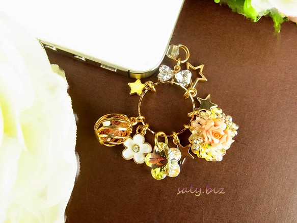 saly☆リングとブーケ☆イヤホンジャック 1枚目の画像