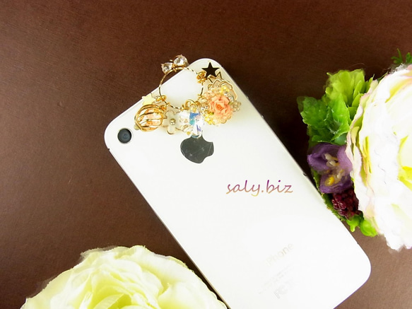 saly☆リングとブーケ☆イヤホンジャック 3枚目の画像