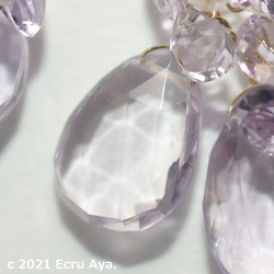 * Ajisa Ai *基於紫水晶的粉紅色耳環魅力 第2張的照片