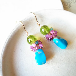 スリーピングビューティーターコイズピアス のおすすめ人気通販 検索