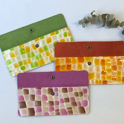 ステンドグラス模様のペンケース（めがねケース） 3枚目の画像