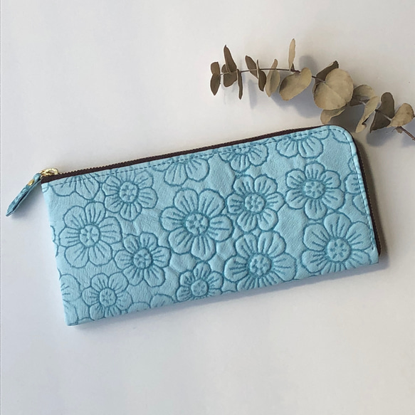 モリス〈ピンパーネル〉L型財布＆ブルー長財布 モリス〈ピンパーネル〉L型財布＆ブルー長財布 ファッション小物