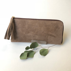 ︎︎✿ひつじ︎︎✿·͜·さま専用/セミオーダー/くったり長財布 L字ファスナー長財布 セミオーダー｜革財布の山藤オンラインショップ