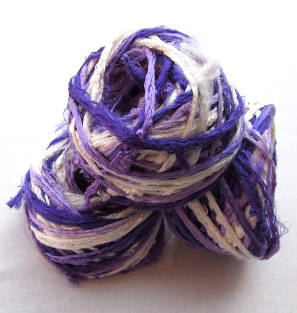 original color『kibiso』white×purple 30g 1枚目の画像