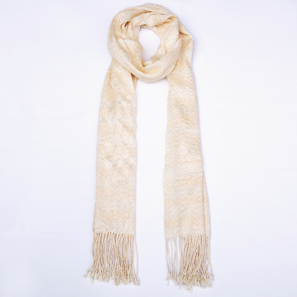 “naminami” silk border stole 1枚目の画像