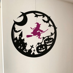 ✴︎受注製作販売✴︎ハロウィン魔女モビール 5枚目の画像