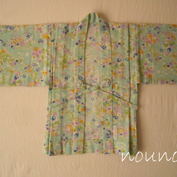 Haori for baby(ペールグリーン) 3枚目の画像