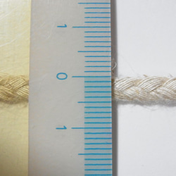 麻混コード　三つ編み　　M　約4.5ｍｍ巾ｘ3mｾｯﾄ 2枚目の画像