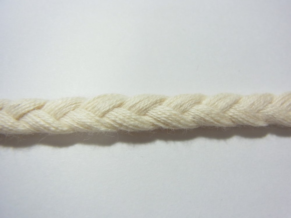 綿コード　三つ編み　　L　約7.5ｍｍ巾ｘ3mｾｯﾄ 3枚目の画像