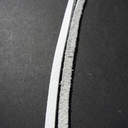 本革　白（ｳｫｯｼｬﾌﾞﾙﾚｻﾞｰ使用）3mm巾ﾃｰﾌﾟ　2本ｾｯﾄ 2枚目の画像