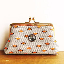 【角丸S Pouch】 Italy-Jacquard×"MALHIA KENT"/16-PS004 1枚目の画像