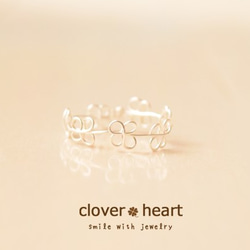 SWAROVSKI四つ葉のclovercloverhRing 4枚目の画像