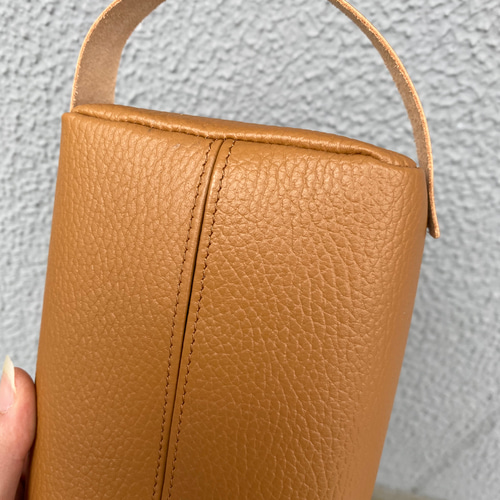 本革ティッシュカバー(ソフトパックティッシュ専用)_ハンドル