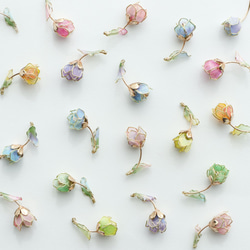 春花の風まかせ耳飾り　６色展開　期間限定！ 2枚目の画像