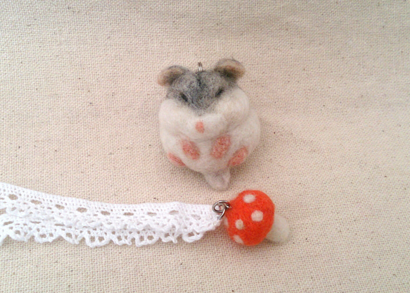 羊毛フェルト】ハムスター☆オーダー（りんりん） 羊毛フェルト