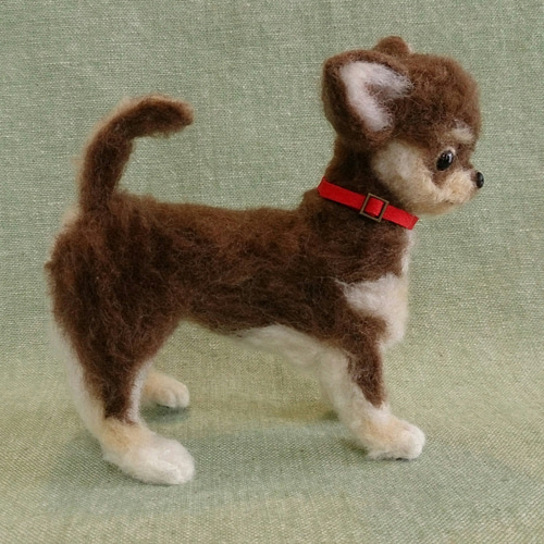 チワワの子犬さん 羊毛フェルト 羊毛フェルト cococheri 通販 2368439
