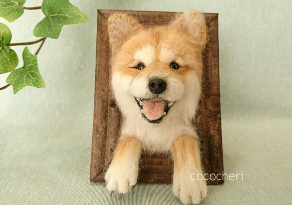 柴犬　羊毛フェルト　ハンドメイド　No. 98 柴犬 羊毛フェルト ハンドメイド No. 98