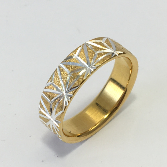 No.234 Beautiful gold and silver ring. 5枚目の画像