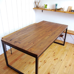 無垢材テーブル　100年以上前の古材　アルプス 無垢材テーブル 100年以上前の古材 アルプス
