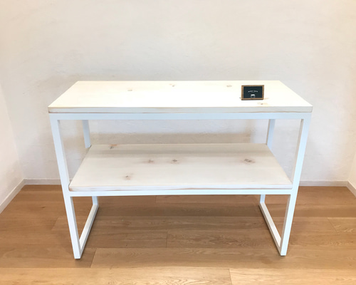 【定価75%割引】無垢材オーク✗アイアンシェルフ BRIGEWORKS 定価75%割引】無垢材オークアイアンシェルフ BRIGEWORKS