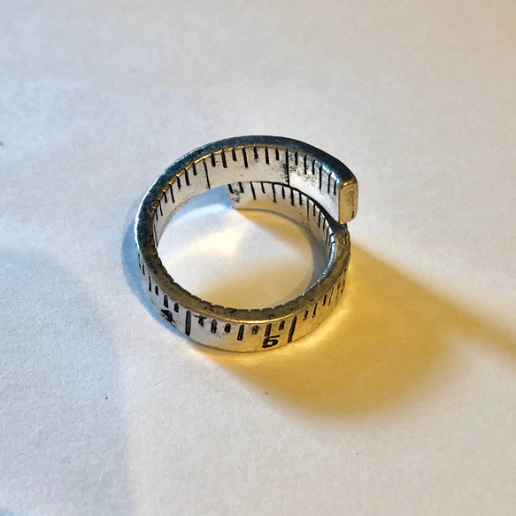 Dwarf Tailor 測量戒指 銀色 均碼 第2張的照片