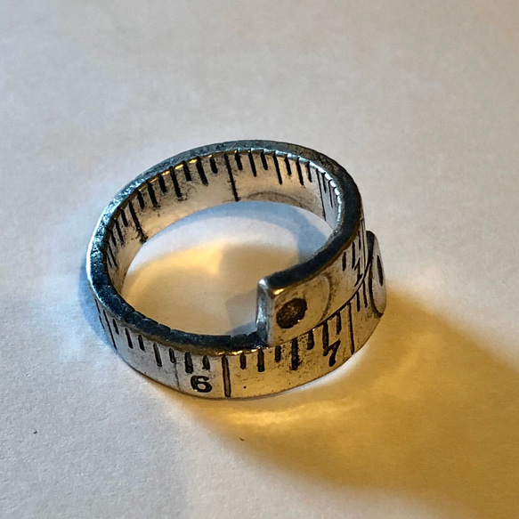 Dwarf Tailor 測量戒指 銀色 均碼 第3張的照片