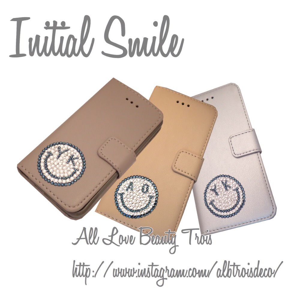 【iPhone】イニシャルスマイルケース