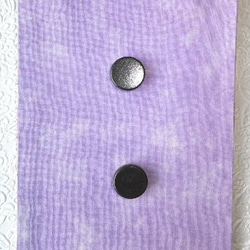 マグネット付クリップ・ボード(紫)　～カルトナージュ～ 3枚目の画像