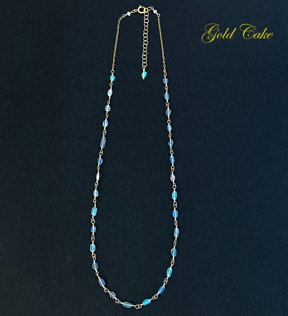 14kgf オパールのネックレス