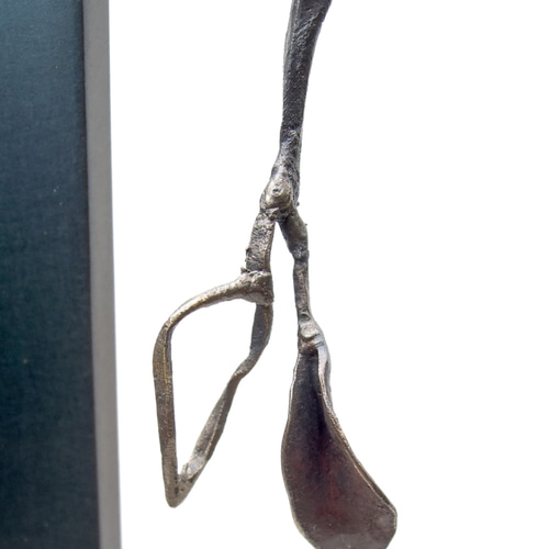 鉄の彫刻 カセキの時間「BOX-桜」 OKP-162 立体・オブジェ アート