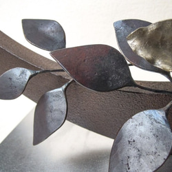【鉄の植物　カセキの時間シリーズ】OKP-160　天の雫 ークレマチスー 8枚目の画像