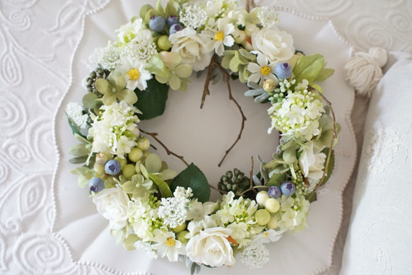 blueberry wreath*ブルーベリーのリース 3枚目の画像