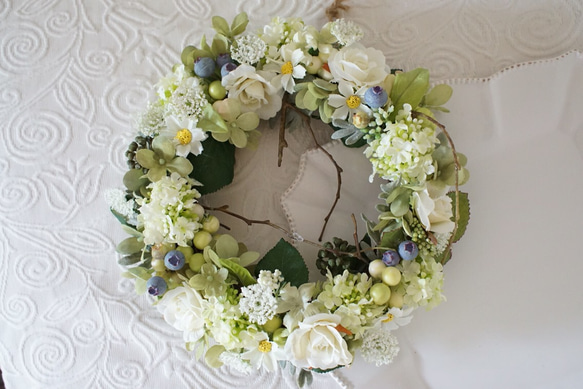 blueberry wreath*ブルーベリーのリース 4枚目の画像