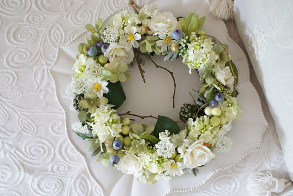 blueberry wreath*ブルーベリーのリース 5枚目の画像