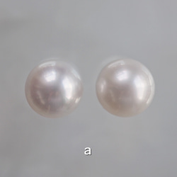 白蝶真珠　バロックパール　13mm  ピアス（k18）イヤリング（silver） 2枚目の画像
