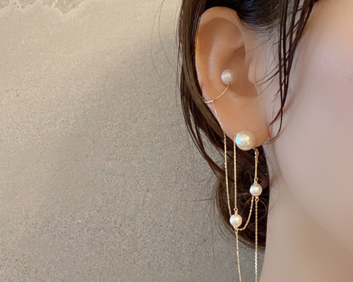 ｋ10　国産アコヤパールスウィングチェーンピアス　未使用品 50153-1402-0_color_0546_720x.