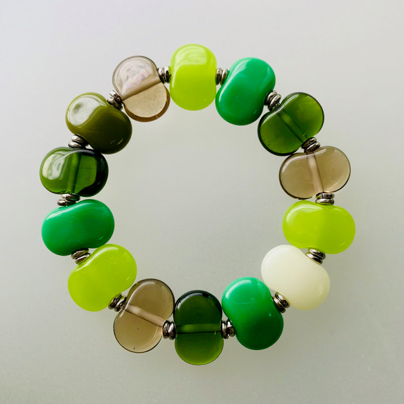 空豆ブレス・グリーン 1枚目の画像