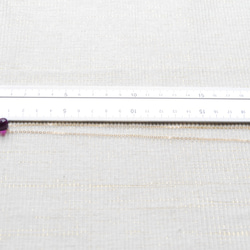 紫色螢石洋蔥形切割項鍊14kgf 第7張的照片