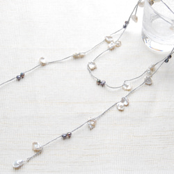 14kgfミモザブレスレット 2024春色のナイロンコートワイヤーブレスレット ミモザ14kgf