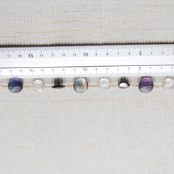 夏季條紋螢石水晶手鍊 14kgf 第5張的照片