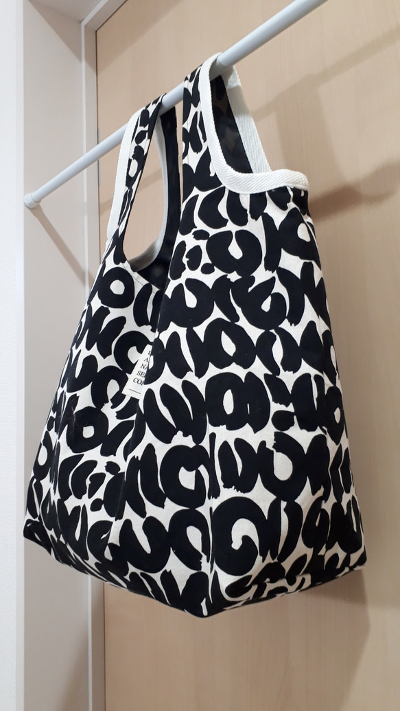 厚手コットン地、サブバック 2枚目の画像